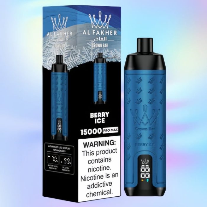 Al Fakher Crown Bar 15000 Berry Ice Geschmack 1 - Al Fakher Vapes