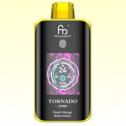 R M Tornado 25000 Peach Mango Watermelon Vape 1 - Randm Vape