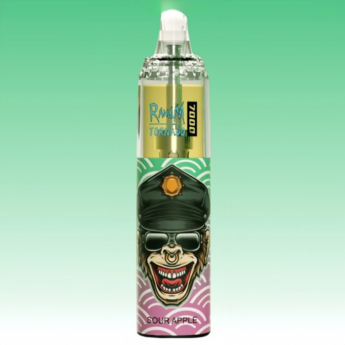 Randm Tornado 7000 Sour Apple Flavor 1 jpg - Al Fakher Vape