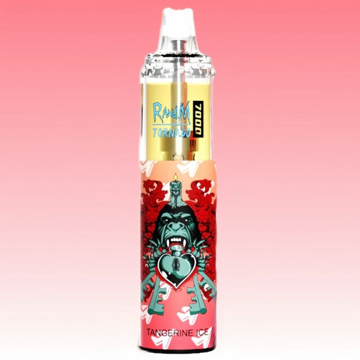 Randm Tornado 7000 Tangerine Ice Flavor 1 jpg - Al Fakher Vape